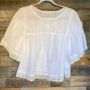 White Boho Shirt